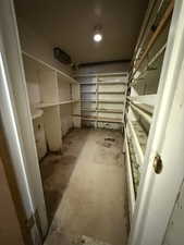 View of storage room