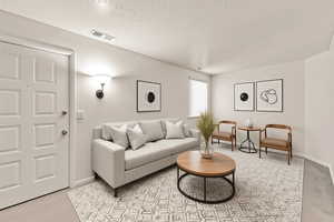 Virtually Staged- Wall sconce does not exist.
