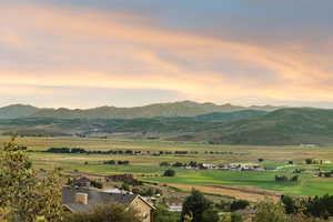 Mountain view featuring rural landscape