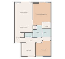 View of floor plan / room layout