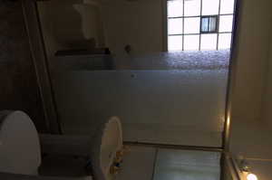 Bathroom with a shower