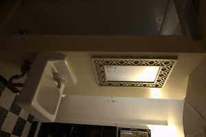 Bathroom with cooling unit