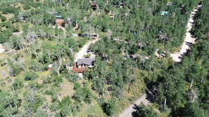Aerial overview of property's location