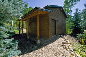 View of outdoor structure