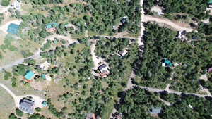 Aerial view of property's location