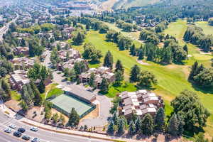 Bird's eye view of a local golf course