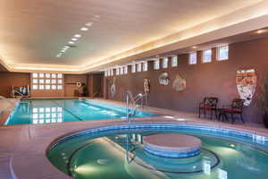 View of indoor pool