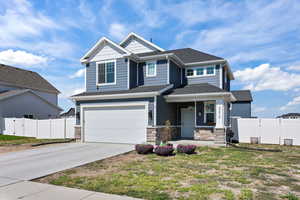 Large front yard. Fenced Yard