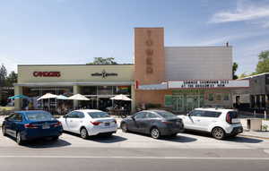 View of uncovered parking lot