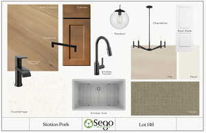 View of marketing collateral with multiple images