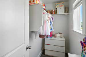 View of spacious closet