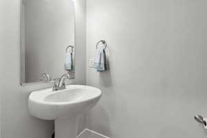 Bathroom with a sink