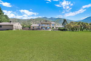 View of mountain background