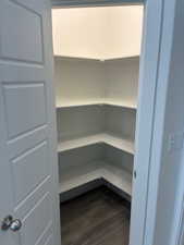 View of storage area