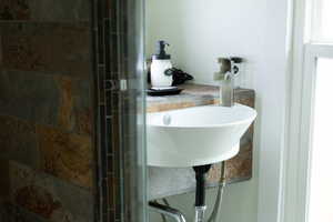 Bathroom featuring a sink