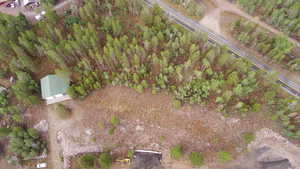 Aerial overview of property's location