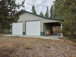 Garage with a garage