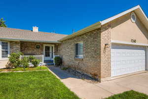 Welcoming and covered front. porch