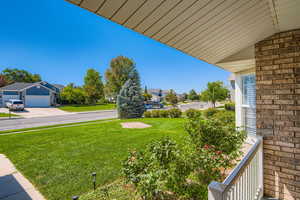 East view off the front porch