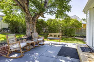 View of patio