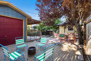 View of patio