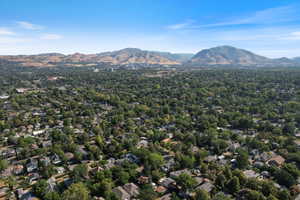 Aerial view of mountains