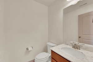 Half bath in loft area