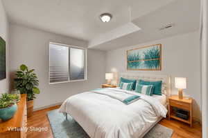 Basement Bedroom 2 virtually staged