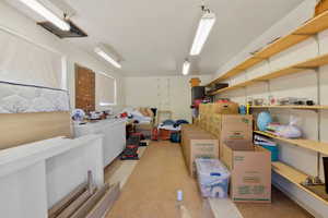 View of storage room