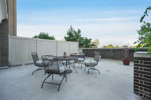 View of patio / terrace featuring outdoor dining area