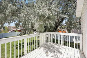 View of deck