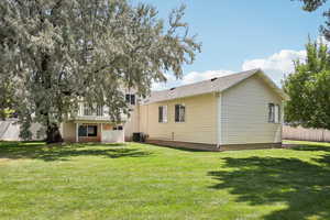 Rear view of house