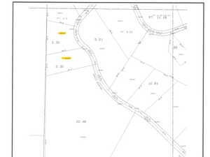 Map showing property parcels