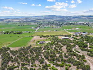 View of rural area featuring a mountain backdrop