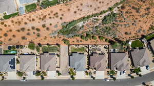 Aerial view of property's location