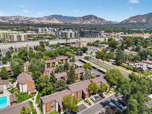 Aerial view of mountains