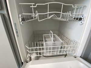 Interior space with dishwasher
