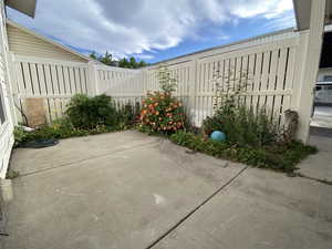 View of patio