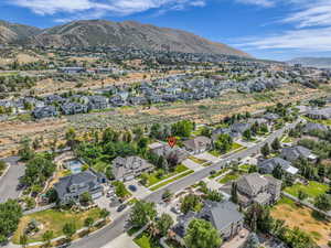Aerial view of property and surrounding area