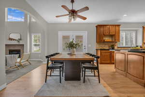 Informal kitchen dining