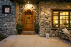 View of exterior entry