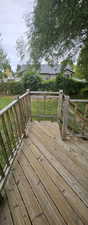 Deck with a lawn