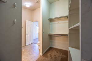 View of spacious closet