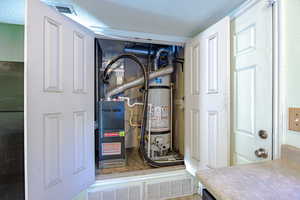 Utilities with secured water heater