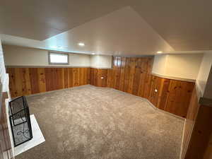 Huge bedroom space with cedar accents could be master or family room