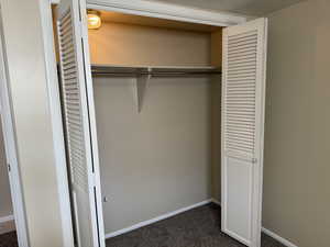 View of closet inside