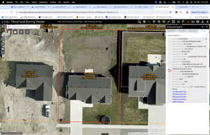 Map / location featuring property parcel outlined