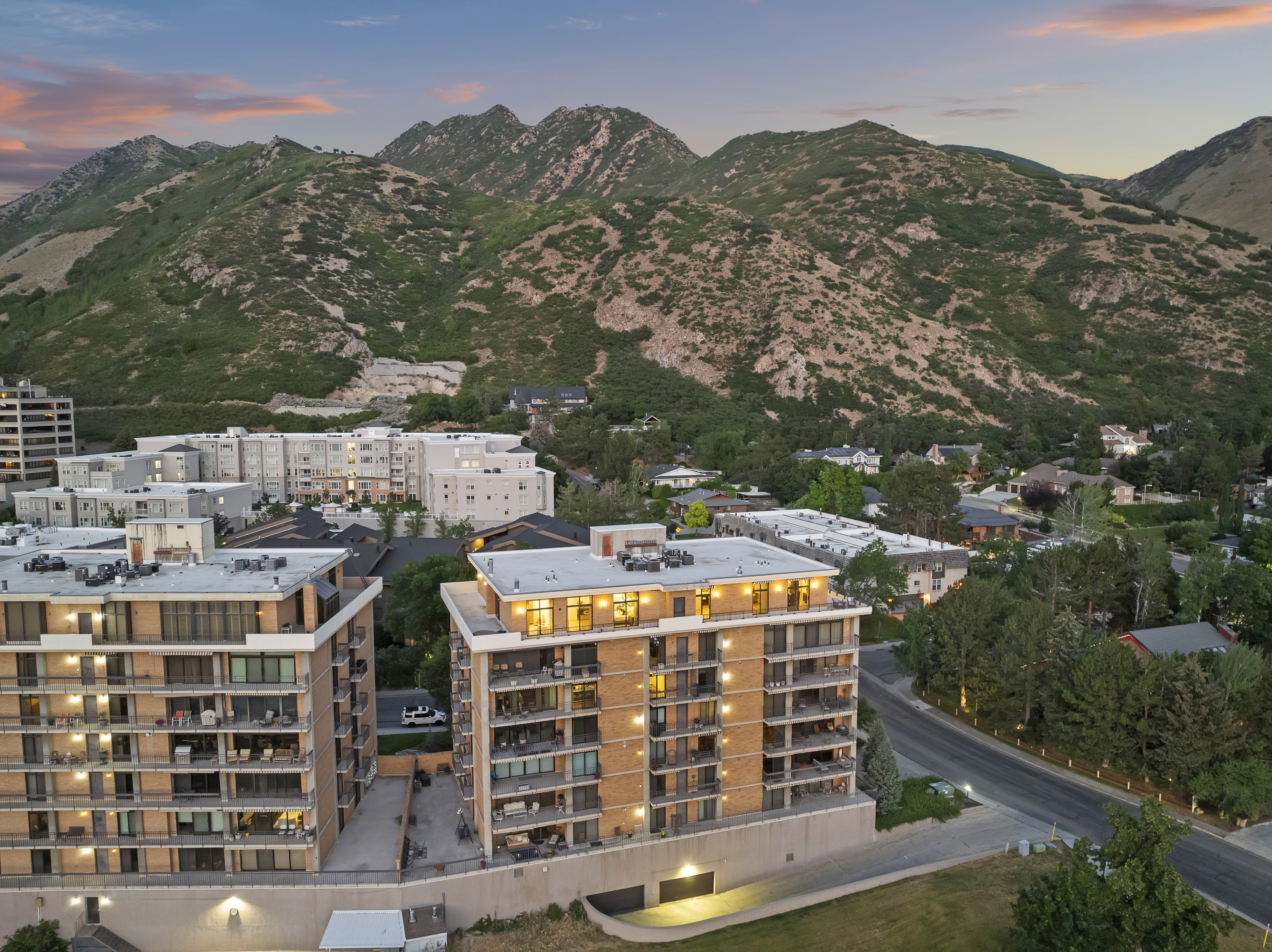 View of mountain backdrop