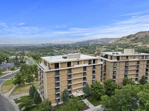 View of apartment building / complex with a mountain view