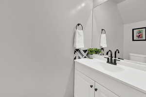 Main floor half bath